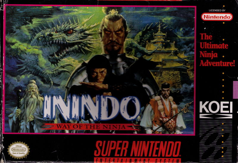 Front cover of Inindo: Way of the Ninja for Super Nintendo