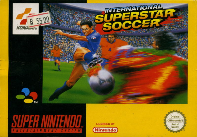 Front cover of International Superstar Soccer for Super Nintendo