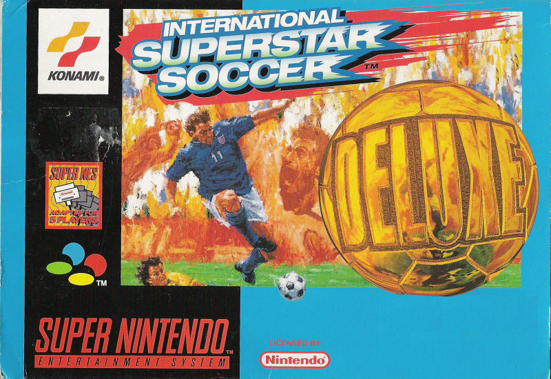 Front cover of International Superstar Soccer Deluxe for Super Nintendo