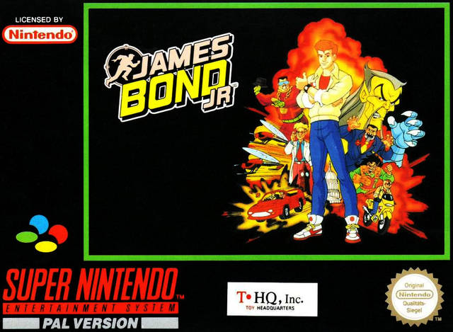 Front cover of James Bond Jr for Super Nintendo