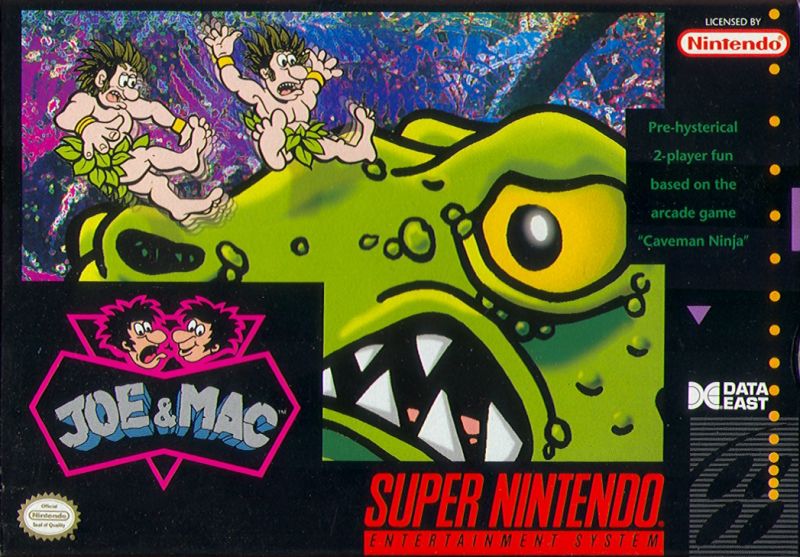 Front cover of Joe & Mac: Caveman Ninja for Super Nintendo