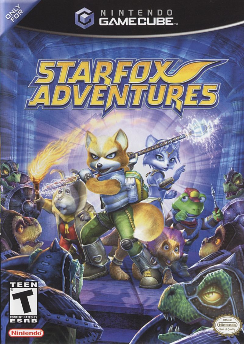Front cover of Star Fox Adventures for Nintendo GameCube