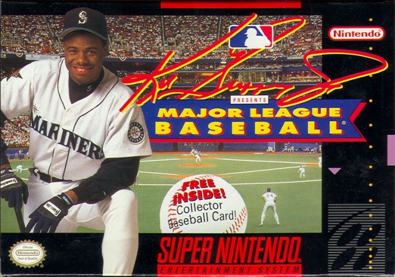 Front cover of Ken Griffey Jr Presents Major League Baseball for Super Nintendo