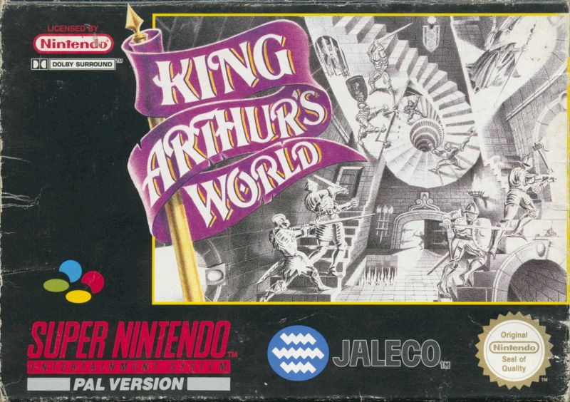 Front cover of King Arthur's World for Super Nintendo