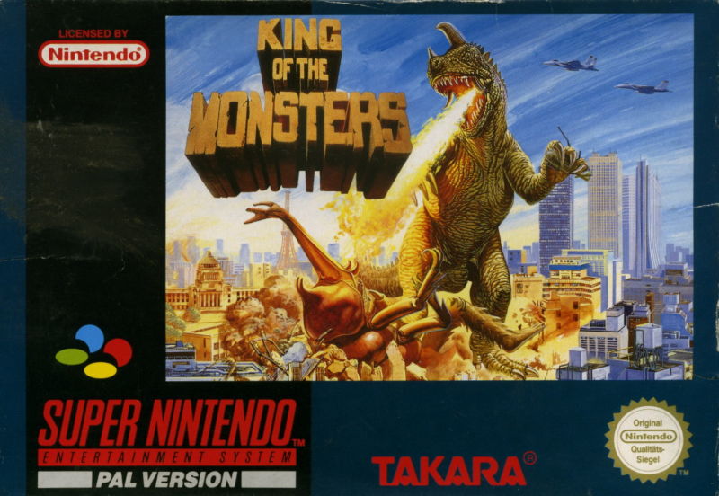 Front cover of King of the Monsters for Super Nintendo