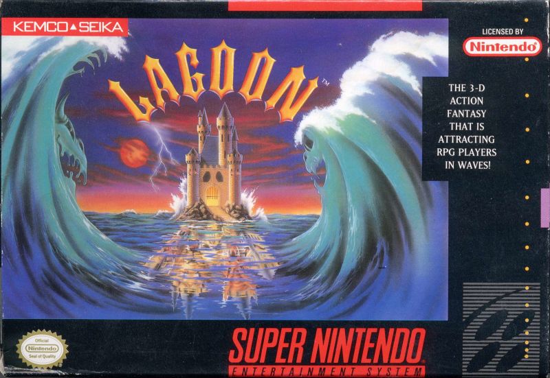 Front cover of Lagoon for Super Nintendo