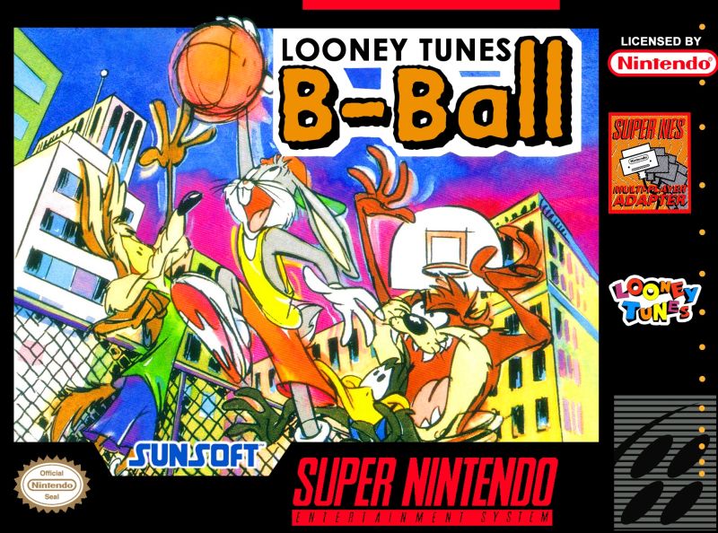 Front cover of Looney Tunes B-Ball for Super Nintendo