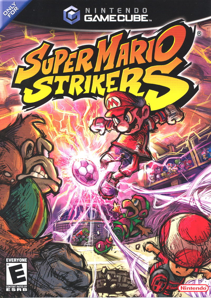 Front cover of Super Mario Strikers for Nintendo GameCube