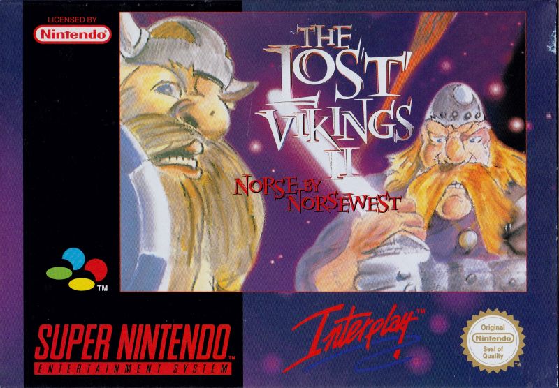 Front cover of Norse by Norse West: The Return of the Lost Vikings for Super Nintendo