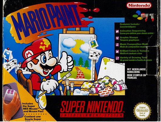 Front cover of Mario Paint for Super Nintendo