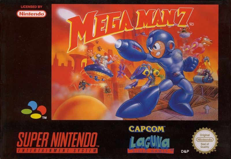 Front cover of Mega Man 7 for Super Nintendo