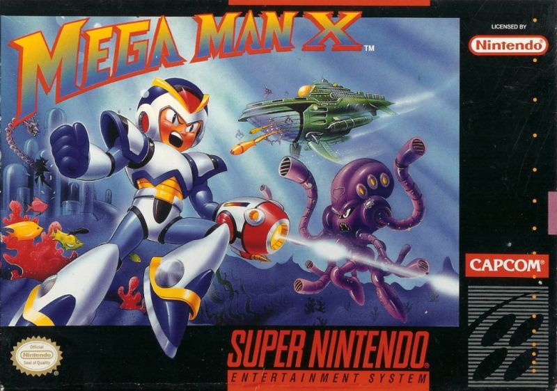 Front cover of Mega Man X for Super Nintendo