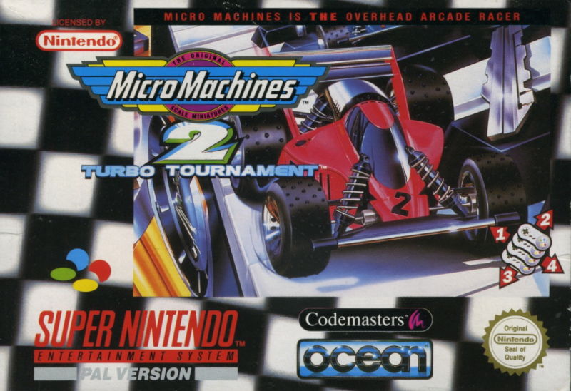 Front cover of Micro Machines 2: Turbo Tournament for Super Nintendo