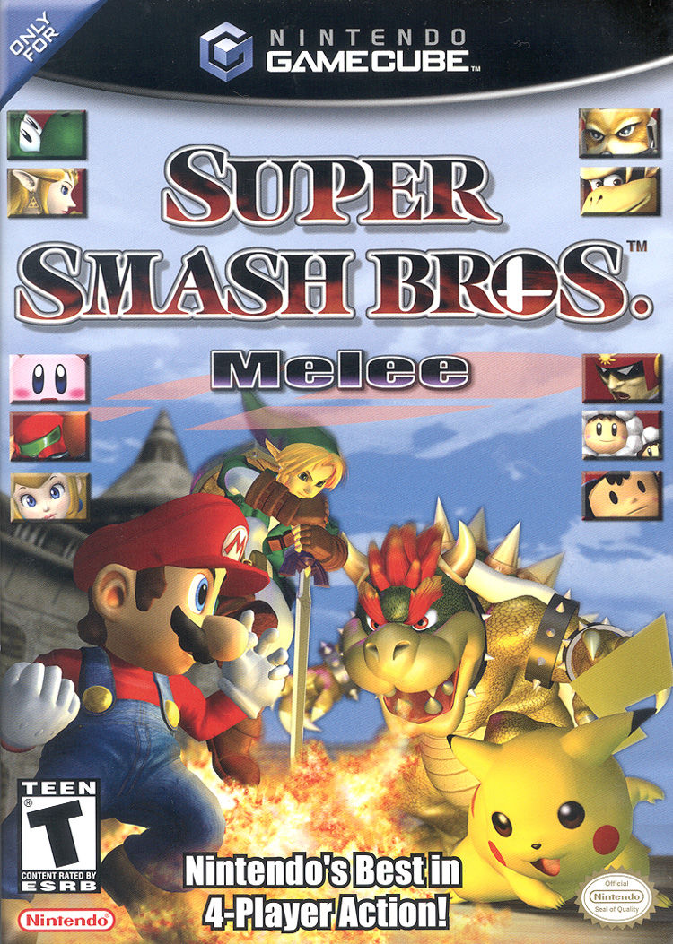 Front cover of Super Smash Bros.: Melee for Nintendo GameCube
