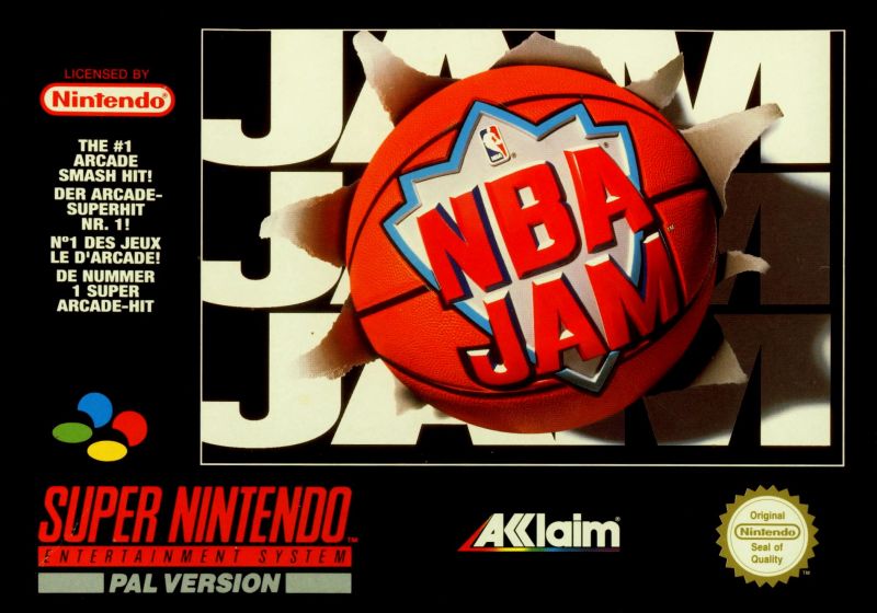 Front cover of NBA Jam for Super Nintendo