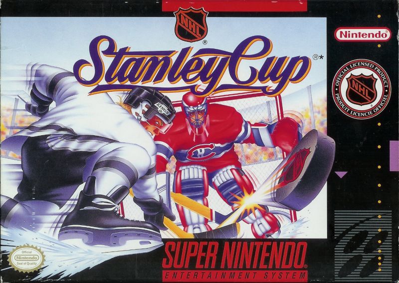 Front cover of NHL Stanley Cup for Super Nintendo