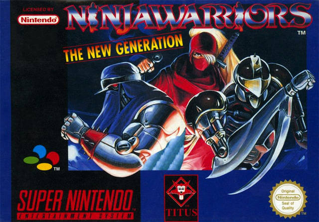 Front cover of The Ninja Warriors for Super Nintendo