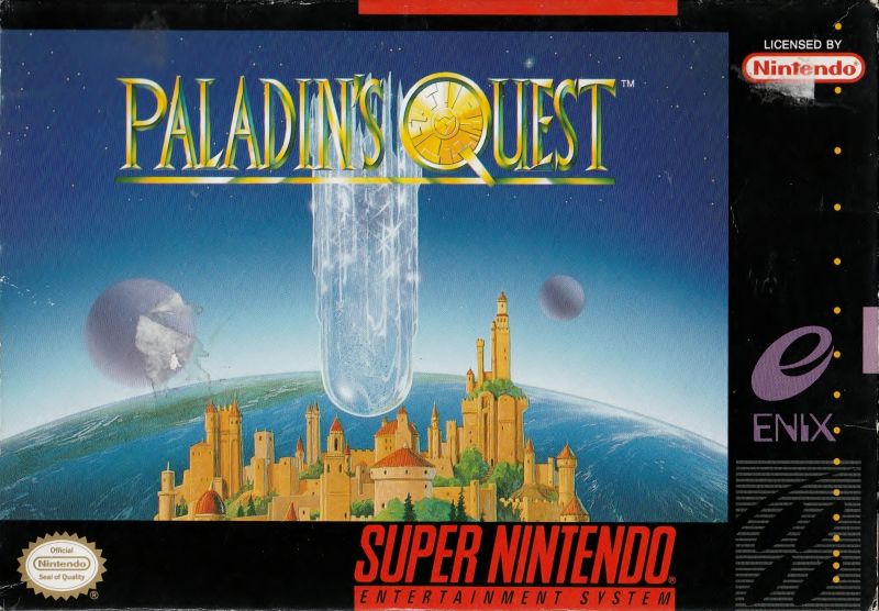 Front cover of Paladin's Quest for Super Nintendo