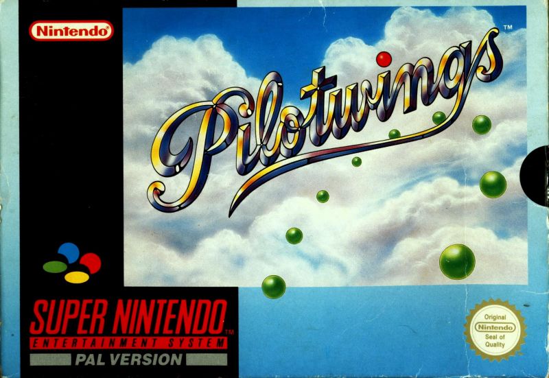 Front cover of Pilotwings for Super Nintendo