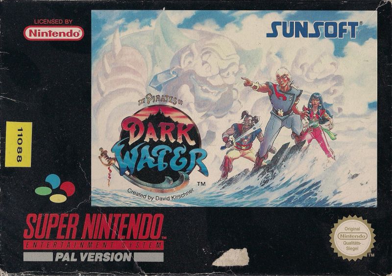 Front cover of The Pirates of Dark Water for Super Nintendo