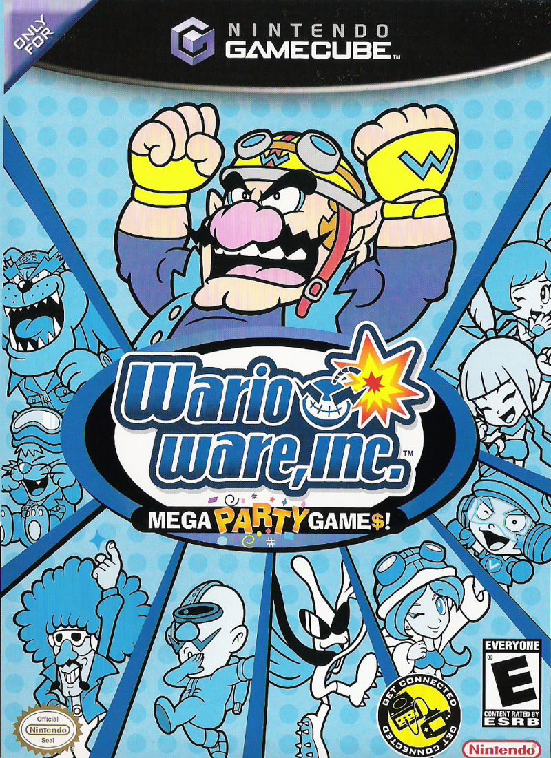 Front cover of WarioWare, Inc.: Mega Party Game$! for Nintendo GameCube