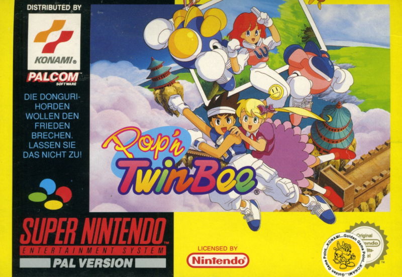 Front cover of Pop'n Twinbee for Super Nintendo