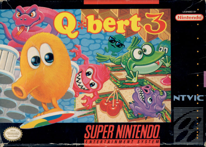 Front cover of Q*bert 3 for Super Nintendo