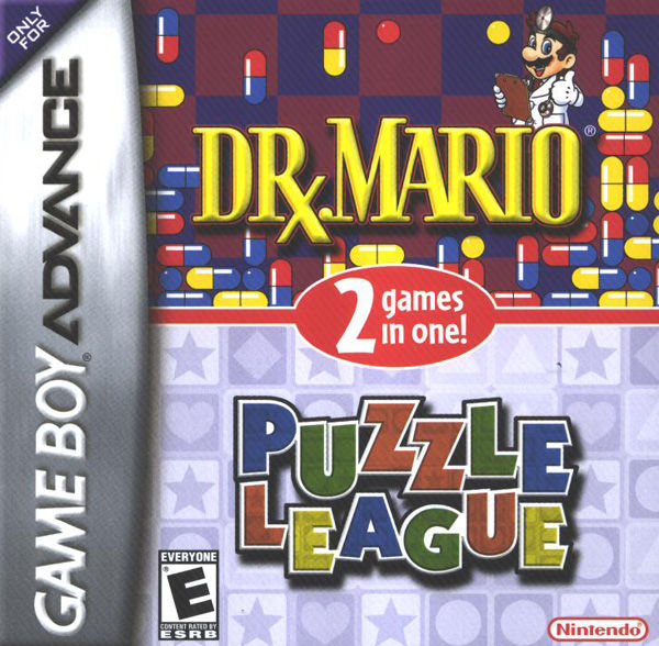 Front cover of Dr. Mario & Puzzle League for Game Boy Advance