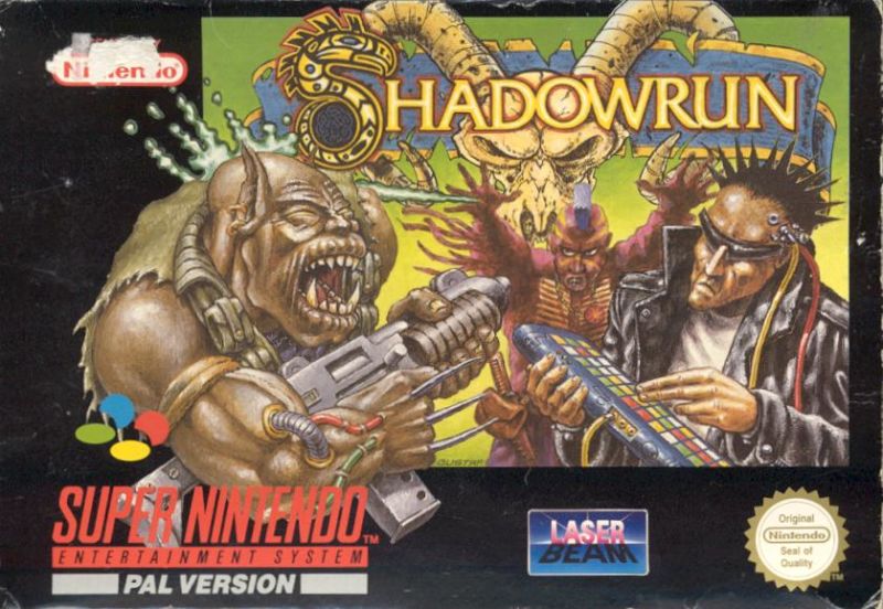 Front cover of Shadowrun for Super Nintendo