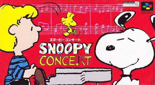 Front cover of Snoopy Concert for Super Nintendo