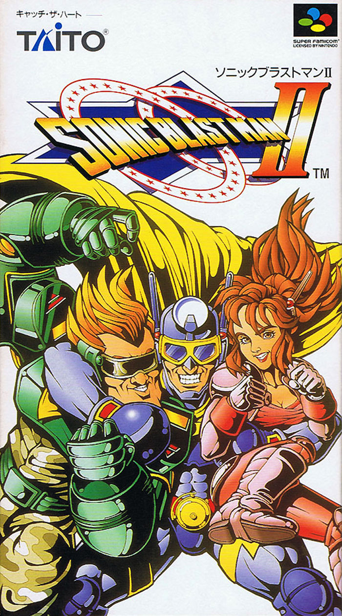 Front cover of Sonic Blast Man II for Super Nintendo