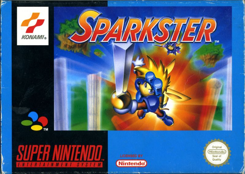 Front cover of Sparkster for Super Nintendo