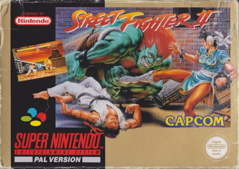 Front cover of Street Fighter II: The World Warrior for Super Nintendo