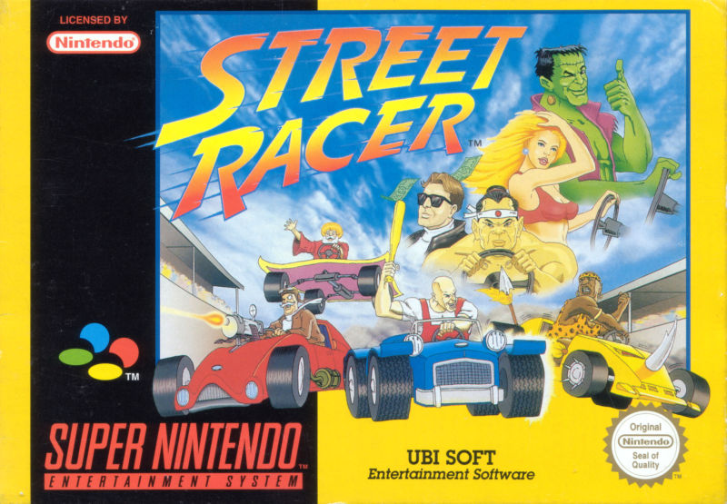 Front cover of Street Racer for Super Nintendo