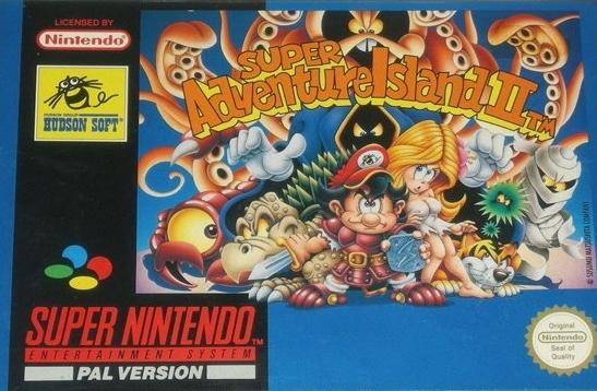 Front cover of Super Adventure Island II for Super Nintendo
