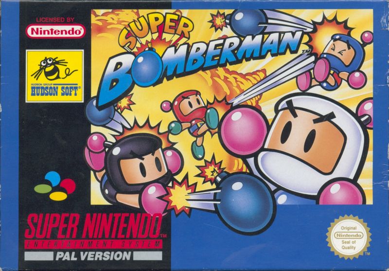 Front cover of Super Bomberman for Super Nintendo