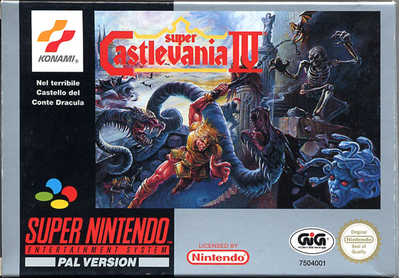 Front cover of Super Castlevania IV for Super Nintendo