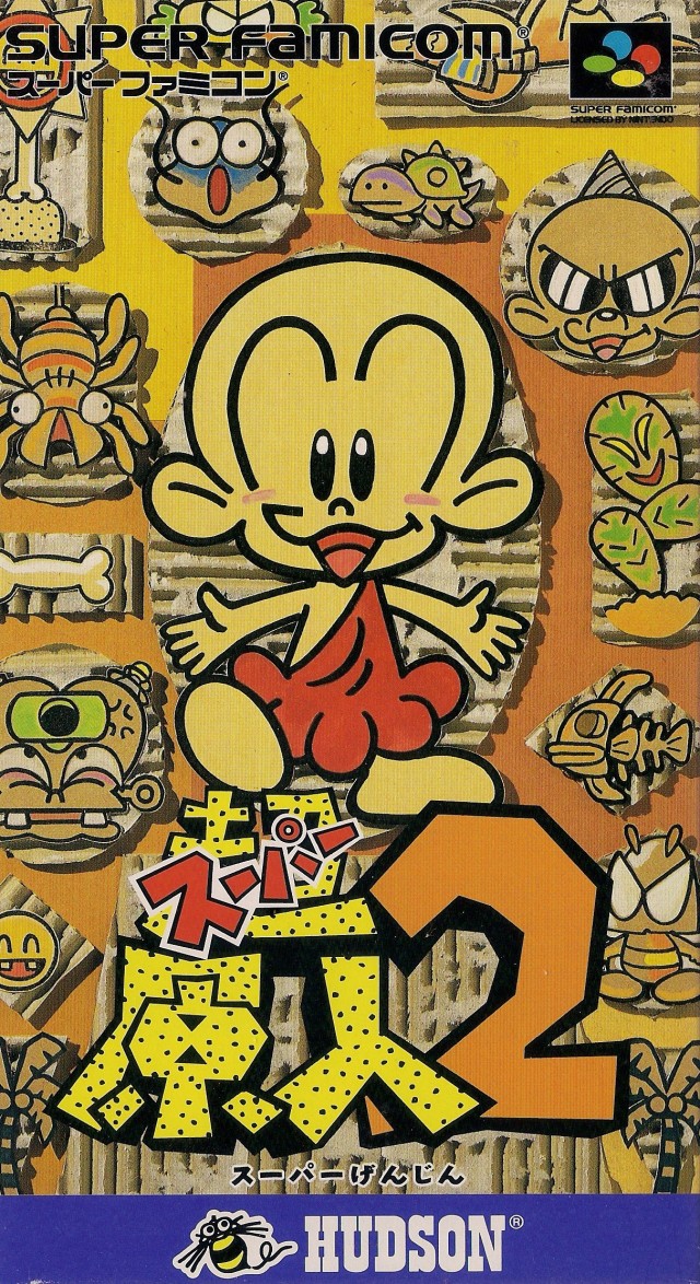 Front cover of Super Bonk 2 for Super Nintendo