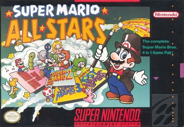 Front cover of Super Mario All-Stars for Super Nintendo