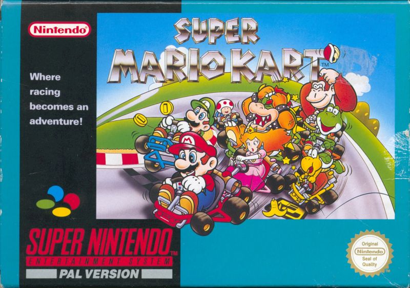 Front cover of Super Mario Kart for Super Nintendo