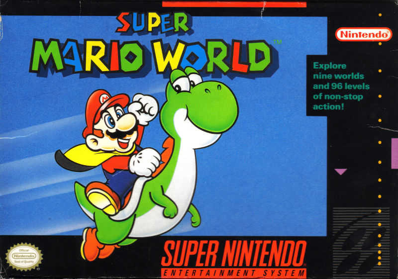 Front cover of Super Mario World for Super Nintendo