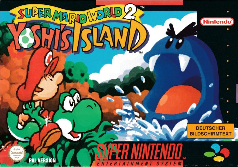 Front cover of Super Mario World 2: Yoshi's Island for Super Nintendo
