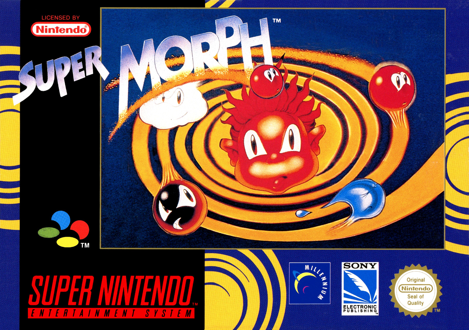 Front cover of Super Morph for Super Nintendo