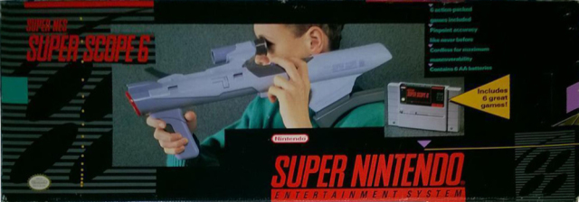 Front cover of Super NES Super Scope 6 for Super Nintendo