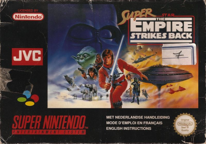 Front cover of Super Star Wars: The Empire Strikes Back for Super Nintendo