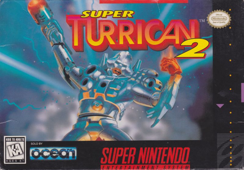Front cover of Super Turrican 2 for Super Nintendo