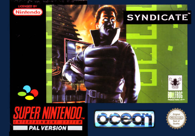 Front cover of Syndicate for Super Nintendo