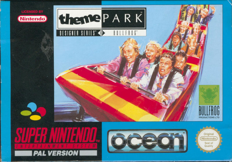 Front cover of Theme Park for Super Nintendo