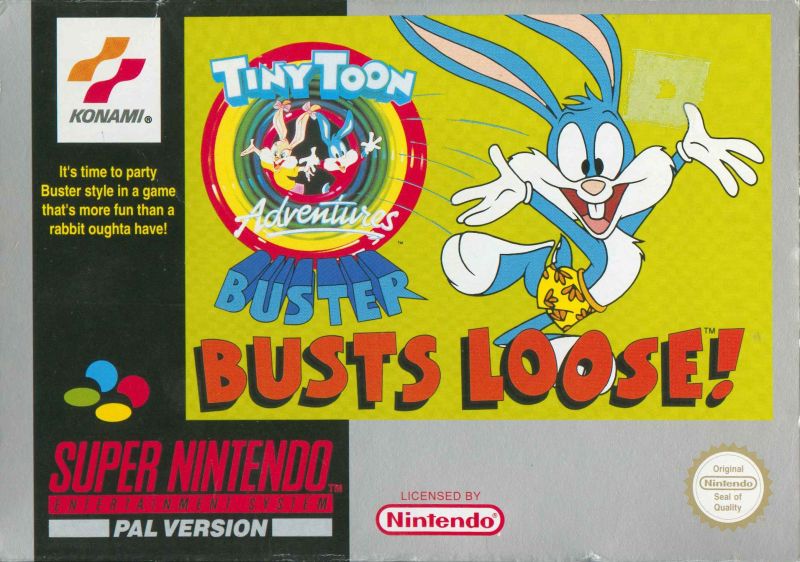 Front cover of Tiny Toon Adventures: Buster Busts Loose! for Super Nintendo