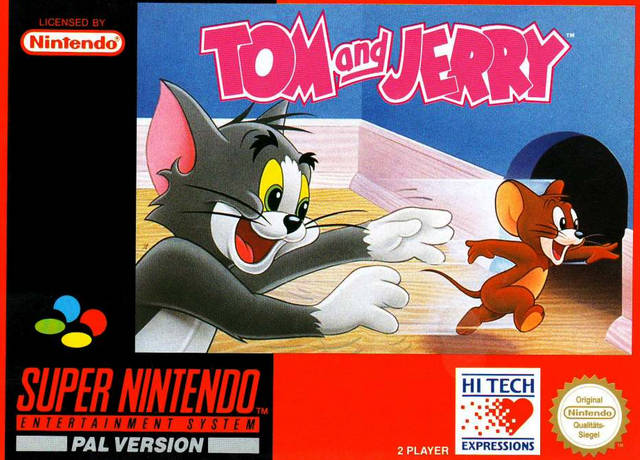 Front cover of Tom and Jerry for Super Nintendo